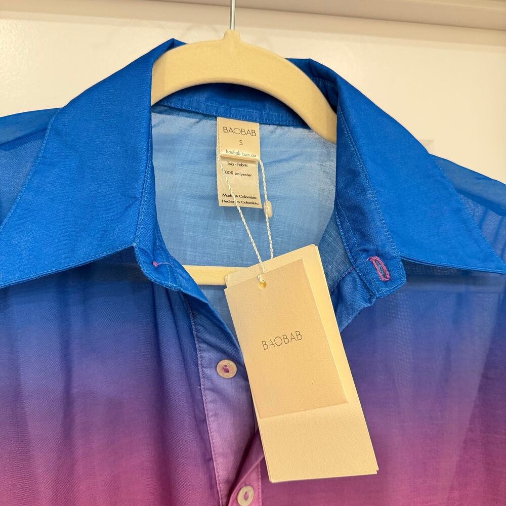 NWT Baobab Lulu Shirt in Northern Lights Size Small - Picture 5 of 6